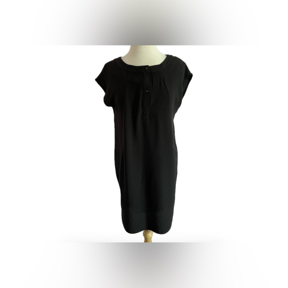 Black Button-Up Dress